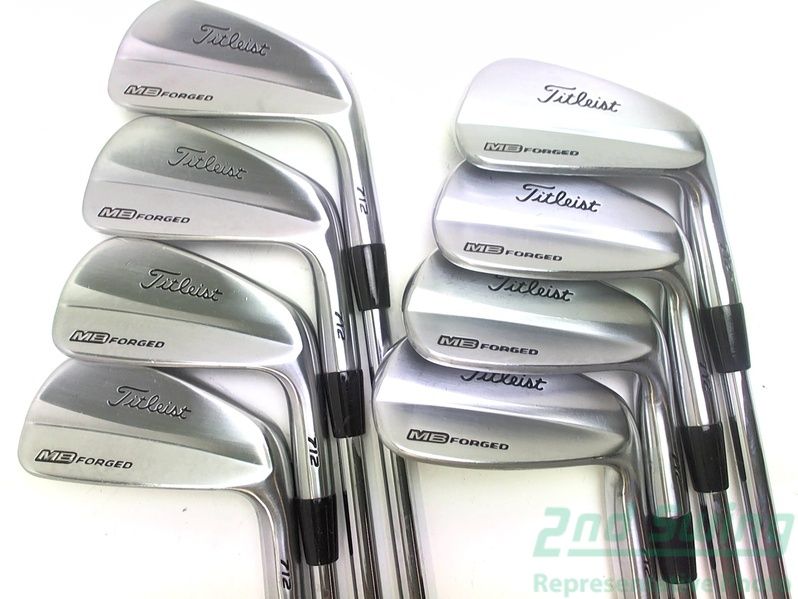 Titleist 712 MB Iron Set 3 PW Steel Stiff Right  