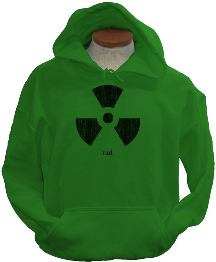 Radioactive Fallout Symbol Cool New Retro Hoodie  