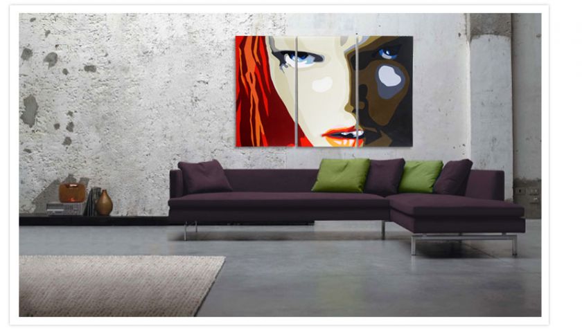 MILLA JOVOVICH 5TH ELEMENT POP ART PAINTING HANDPAINTED  