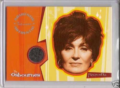 2002 Inkworks Sharon Osbourne Pieceworks Material relic  