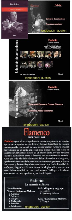 FLAMENCO SHOW ENCYCLOPEDIA 21 DVD PACO DE LUCIA CAMARON  