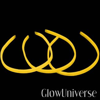 NEW 25 22 Glow Necklaces TWISTER Light Sticks YELLOW  