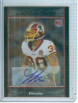 LaRon Landry 2007 Bowman Chrome Autograph RC  