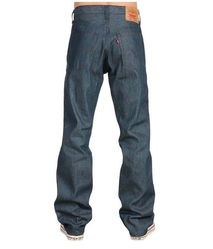 Levis 501 Mens Blue Green Shrink to Fit Rigid Jean 0986  