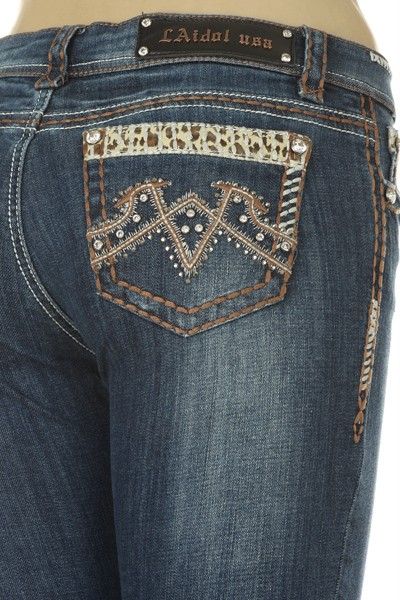 MISS LA IDOL LEOPARD BLING,JEANS sizes 1,3,5,7,9,11,13  