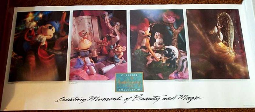 WDCC Disney Poster   Creating Moments of Beauty Magic  