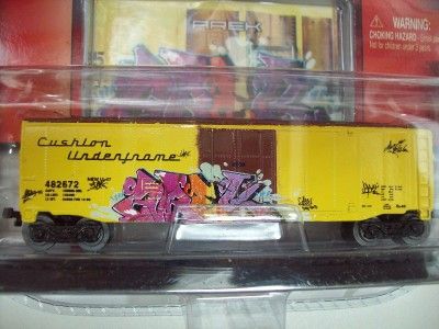 Enamelized Graffiti Diecast Train Collection CENSE  