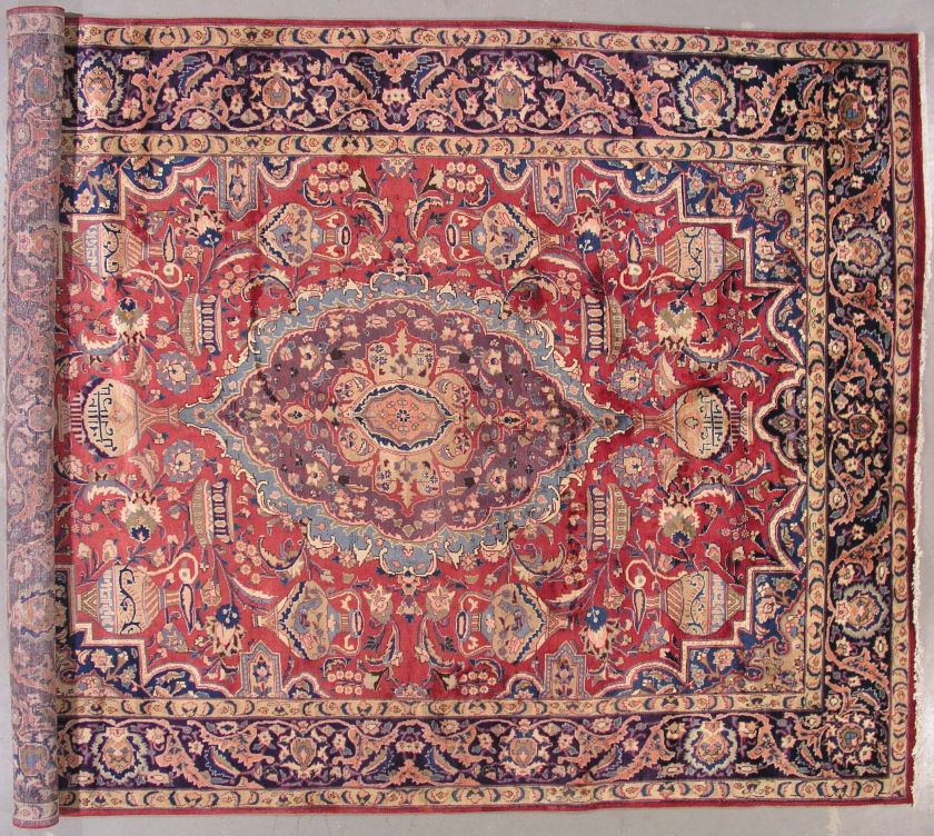 10x13 PERSIAN KASHMAR ORIENTAL HAND KNOTTED WOOL AREA RUG CARPET WITH 