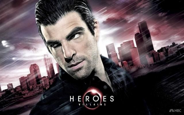 HEROES SYLAR ZACHARY QUINTO WORN HUGO BOSS SWEATSHIRT  