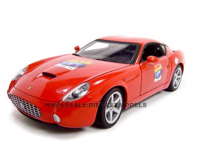 FERRARI 575 GTZ ZAGATO RED 60 ANNIV 118 DIECAST MODEL  