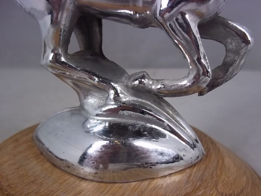 c1950 Chromium Plated Steeplechaser Car Mascot  