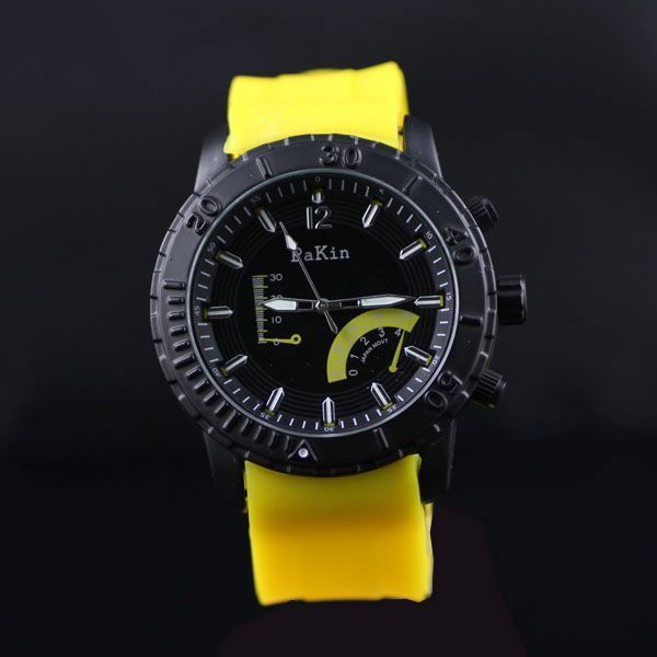 Brand New Rubber Silicon Big Case Sport Men Wrist Watch  