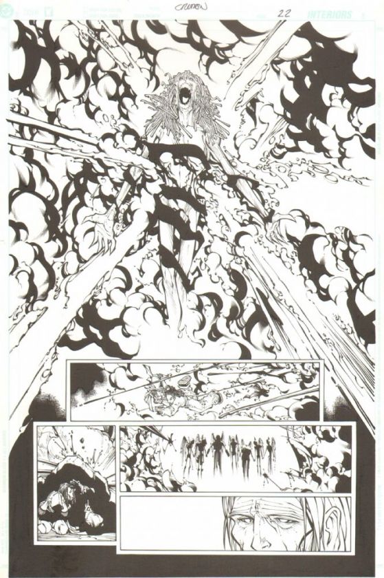 Crimson #? p.22   Crazy Splashy Action   art by Humberto Ramos  