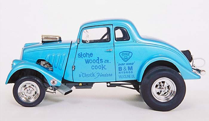 Precision Miniatures 118 1933 Willys Gasser Stone Woods & Cook 