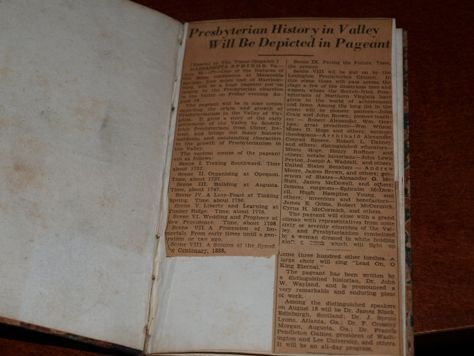 Manual PRESBYTERIAN CHURCH Virginia 1st EDITION 1928  