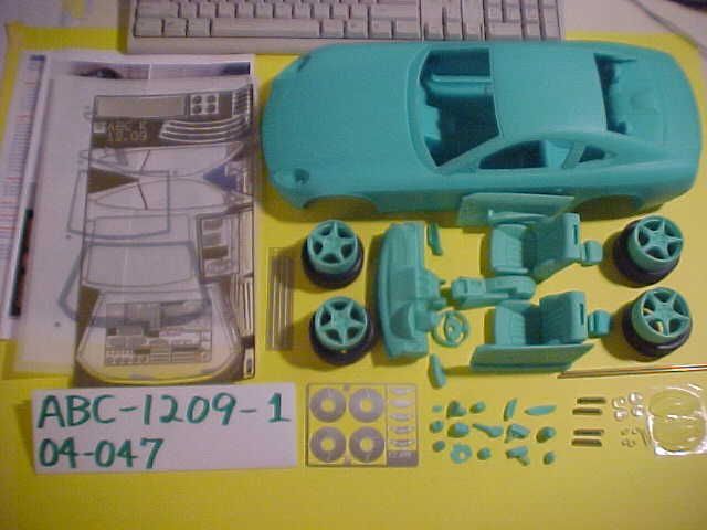 12 ABC Ferrari 612 Scaglietti 2004 Resin Kit #1209  