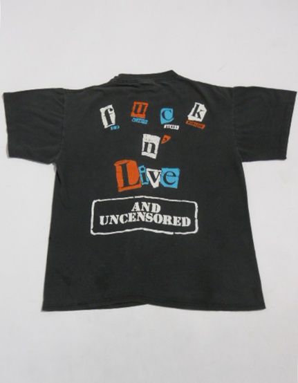   80s VAN HALEN For Unlawful Carnal Knowledge CONCERT Tour T Shirt L W2