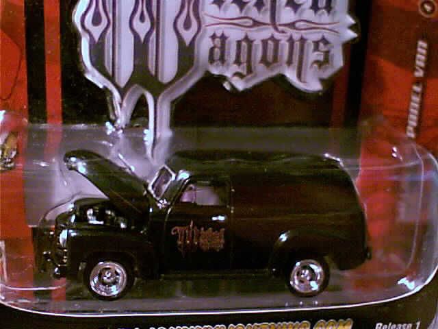 Johnny Lightning 1950 CHEVY PANEL VAN Black 50 Chevrolet Panel Truck 