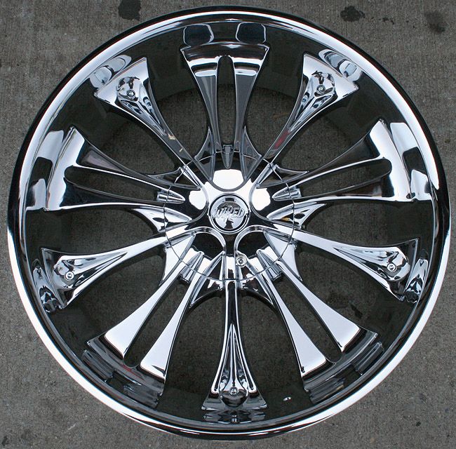 RVM WI28 22 CHROME RIMS WHEELS VOLKSWAGEN TOUAREG  