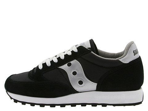 Saucony Mens Jazz Original Classic Black/Silver 2044 1  