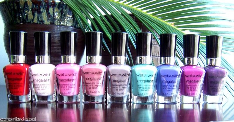 WET N WILD MEGALAST SALON NAIL COLOR~BRAND NEW 2012 FORMULA~YOU CHOOSE 