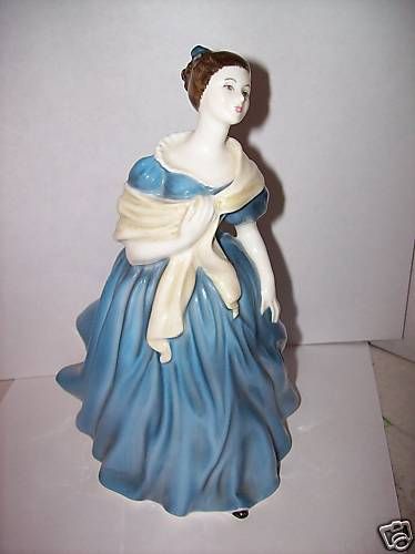 Royal Doulton ADRIENNE HN 2304 Blue Dress Figurine  