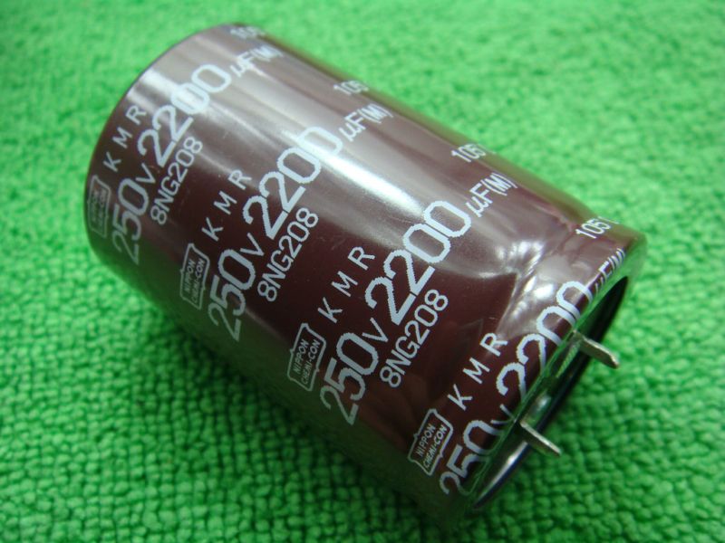 1p OEM Nippon 250v 2200uf radial Electrolytic Capacitor  