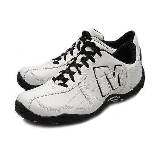 MERRELL CIRCUIT GRID WHITE/BLACK MENS CASUAL SHOES  