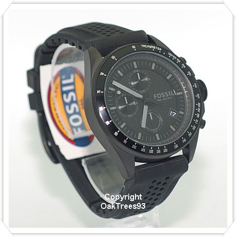 FOSSIL MENS CHRONOGRAPH SILICONE WATCH CH2703  