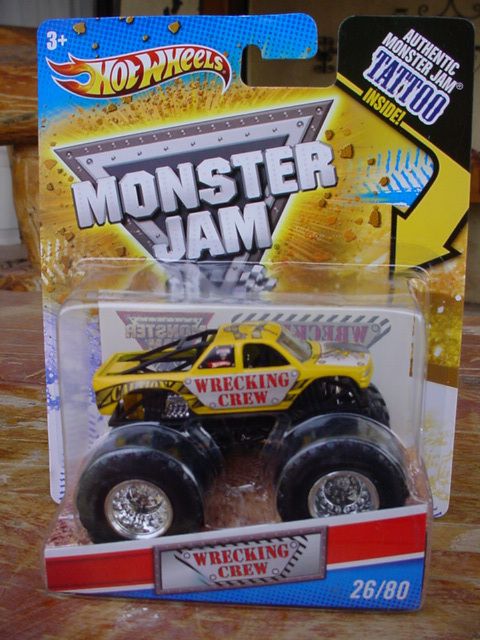 2011 MONSTER JAM  WRECKING CREW  NEW TRUCK  