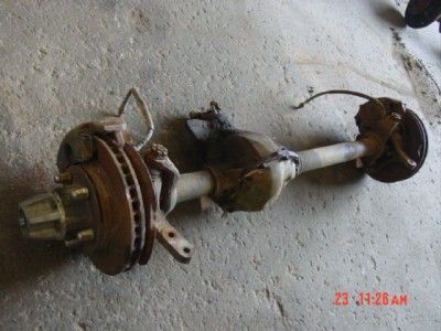 54 Jeep CJ Dana 30 front axle 5 7 disc brakes narrow  