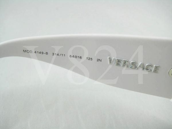 VERSACE 4149 Sunglass 4149 B White Grad 4149B 314/11  