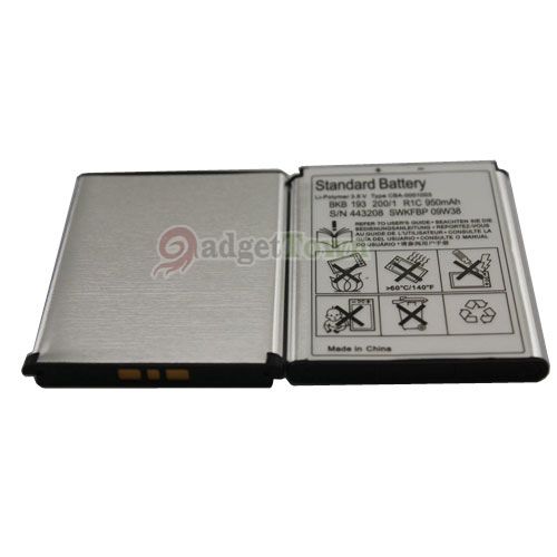 950mAh Battery For Sony Ericsson BST 33 W595/W610/W660  