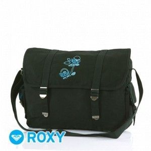 ROXY Black Satchel Messenger School Bag Shoulder RP€42  