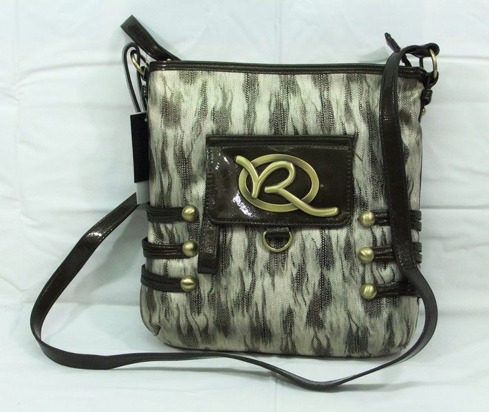 Rocawear Shoulder Bag Purse Jennifer Khaki Jungle Flame  