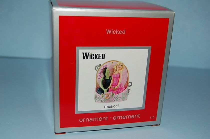 Carlton 2011 Wizard of OZ WICKED Ornament musical witch Dorothy  