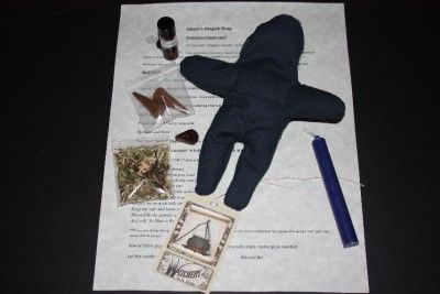 Poppet Spell Protection kit   Wicca, pagan, witch  