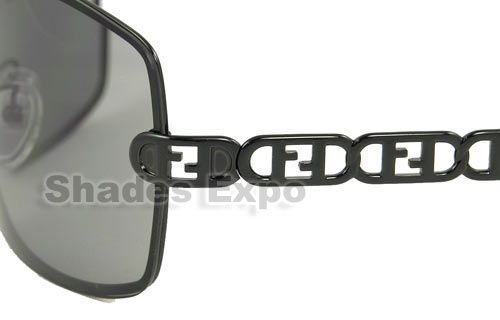 NEW FENDI SUNGLASSES FS 468 BLACK FS468 001 AUTH  