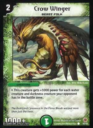 MEGA # 50 Crow Winger (C) DuelMasters Card ENGLISH  