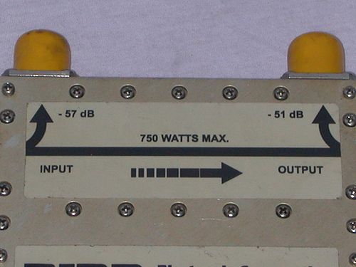 Bird power monitor unit 7005a800 cellular vswr alarm  