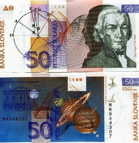 SLOVENIA 10, 20, 50, 100 Tolarjev 1992/2003 UNC SET 4pc  