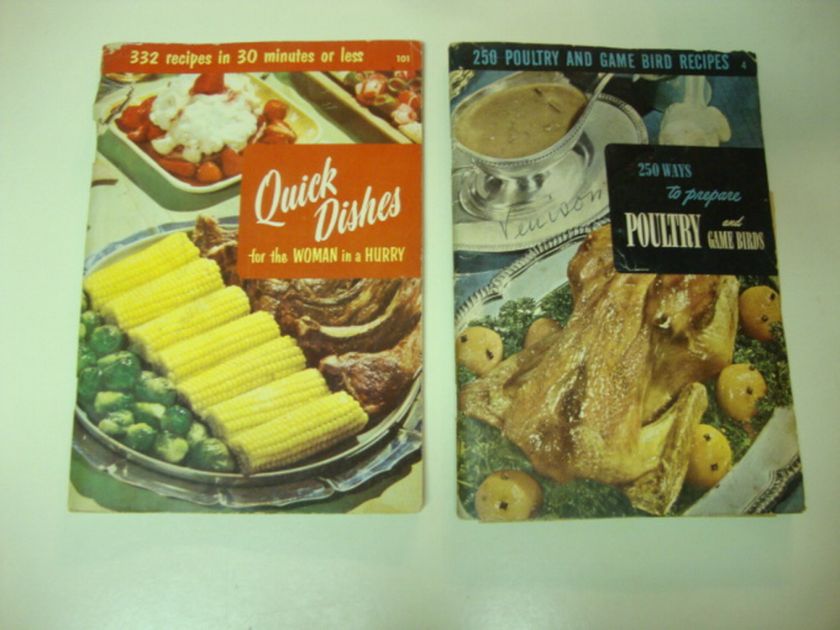 Different Recipe Books 1950’s Culinary Arts Institute  