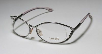 NEW TOM FORD TF 5059 56 16 130 DESIGNER SHINY SILVER/PINK EYEGLASS 