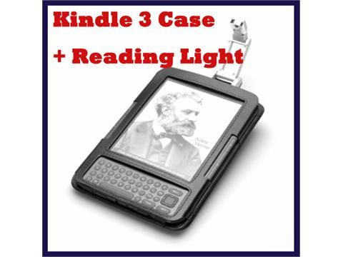   Case Cover for  Kindle 3 3G WiFi with LED Reading Light  