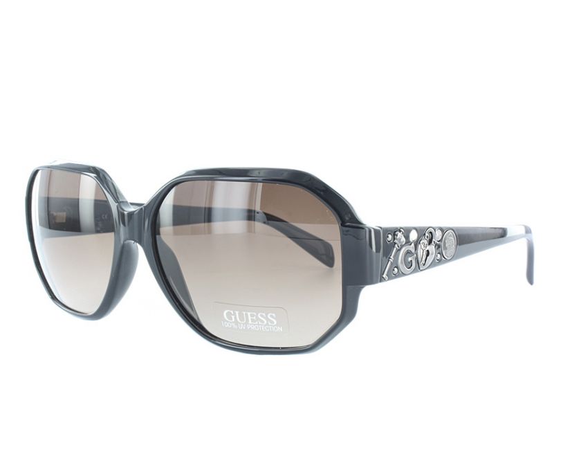 NEW Guess GU 7025 BLK35 Black Sunglasses  