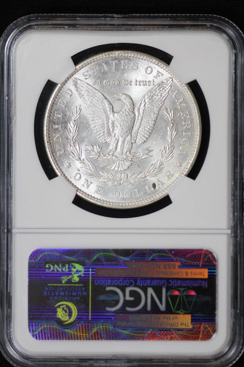 1890 Morgan Silver Dollar MS65 NGC United States Mint Coin  