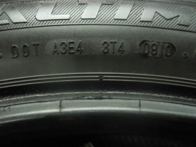 ONE GENERAL ALTIMAX HP 225/60/18 TIRE (U0153) 7/32  