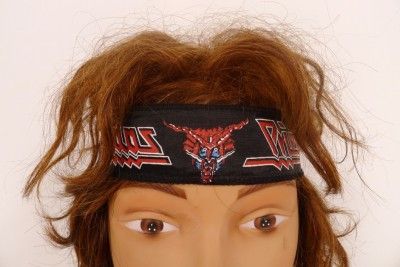 JUDAS PRIEST Original 80s Headband NEW   vtg Heavy Metal Head banger 