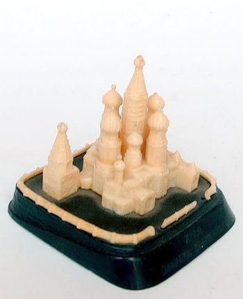 VINTAGE RUSSIAN CHURCH TEMPLE PLASTIC MODEL RELIC  