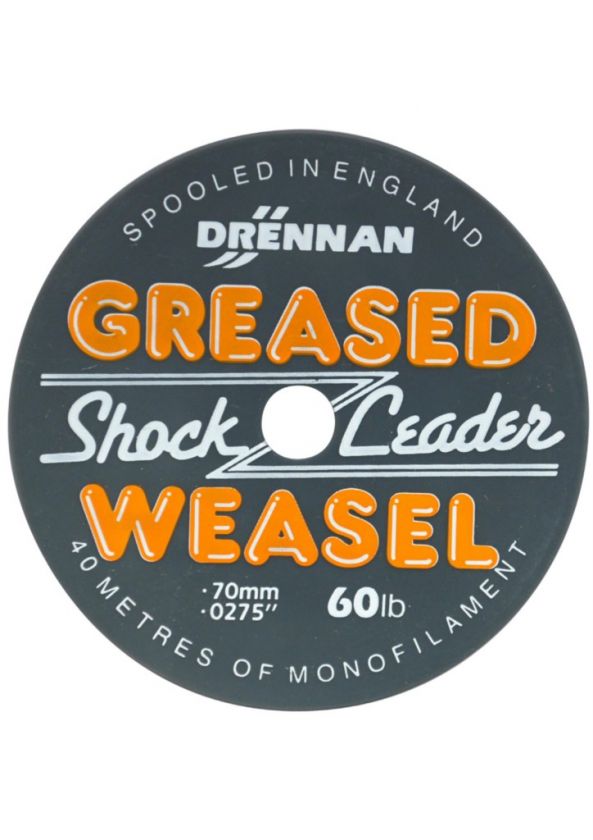 Drennan Greased Weasel Shock Leader 40m sea rig fishing on PopScreen